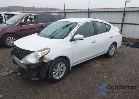 2017 Nissan Versa 1.6 Sv z USA, uszkodzony, nr VIN 3N1CN7AP6HL883719
